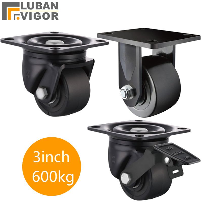 Furniture Hardware Lowes - Niesione obciążenie 600 kg, 3-calowe, niskie