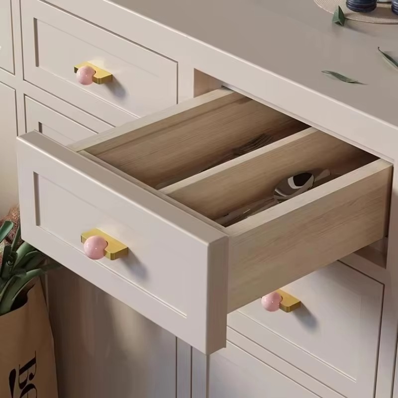 Biała kryształowa kula + mosię – Furniture Hardware Drop Pulls recenzja i cena